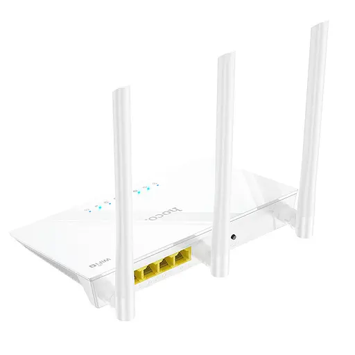 Бездротовий маршрутизатор (роутер) Hoco HI30 Wi-Fi 4 - фото 4