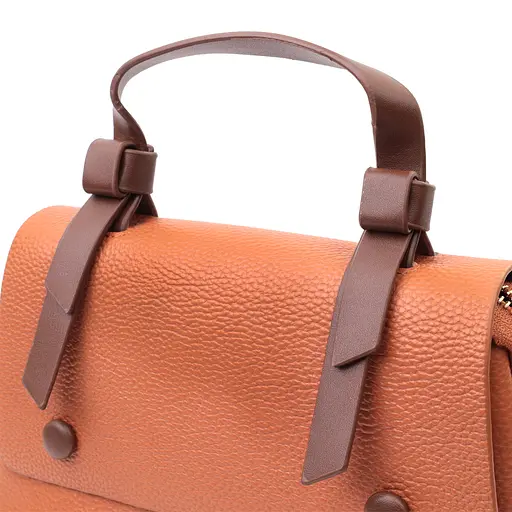 Жіноча шкіряна сумка Vintage 26х17х9,5 см 000301446 - фото 8