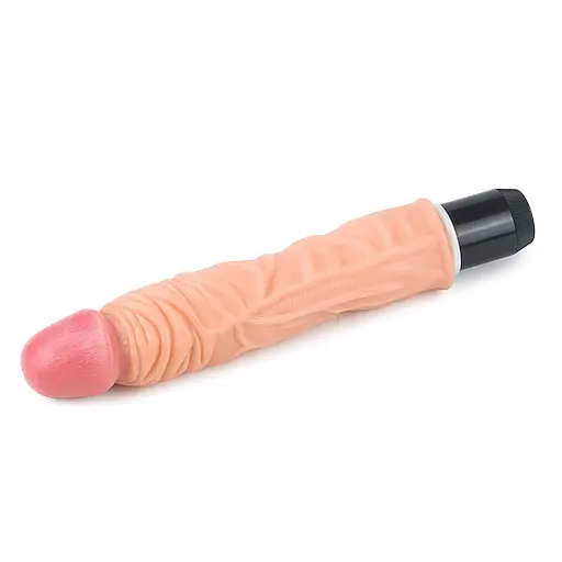 Реалістичний вібратор Lovetoy Reel Feel Flexi 23.5 см тілесний - фото 5