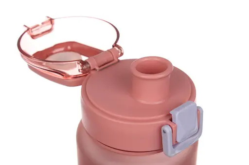 Пляшка для води спортивна Laprida WDH з носиком матова 800 мл рожева (67-5312) - фото 2