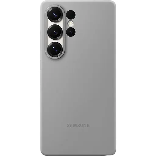 Оригінальний протиударний силіконовий чохол Samsung Silicone Case для Galaxy S25 Ultra Gray EF-PS938CJEGWW