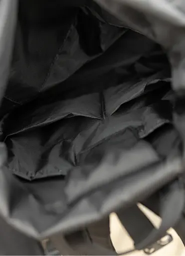 Мужской рюкзак ролл Sambag RollTop KZN черный тканевый 41 х 27 х 18 см (24300065m) - фото 9