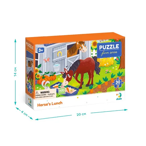 Дитячий пазл "Обід для коника" DoDo Toys 300684, 30 елементів - фото 5
