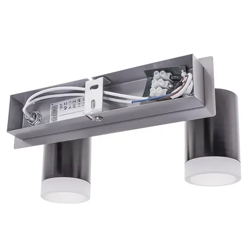 Светильник Brille потолочный спот поворотный LED светодиодный накладной HTL-206/2 GU10 for SN + BK - фото 2
