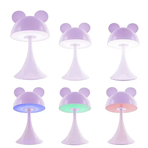 Світильник-нічник Kite  LED з акумулятором Simple Mouse фіолетовий (K25-317-2-5) - фото 3