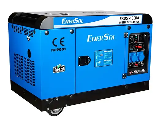 Генератор дизельний EnerSol 12/13 кВт (SKDS-13EBA) - фото 3