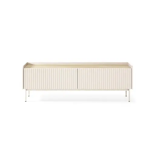 Тумба під телевізор Perfect Home Левел / Level 2-дверна 2D/153 Беж/дуб сканді (PFH-091158) - фото 3