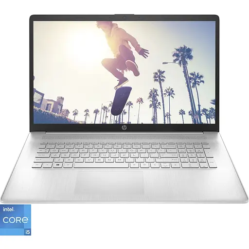 Ноутбук HP 17-cn2014nq i5-1235U 4.40GHz,17.3 Antiglare IPS,8GB DDR4,1TB 5400RPM + 256GB PCIe,MX550 2GB,DOS