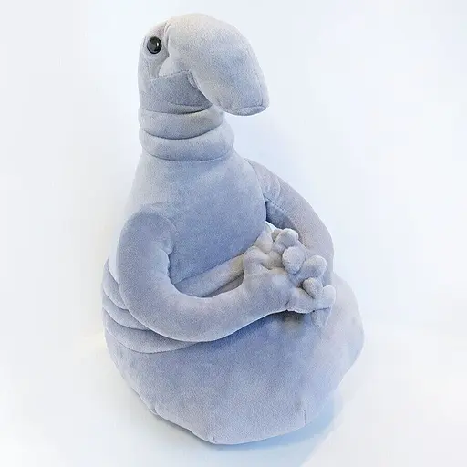 М'яка іграшка Почекун 38 см сірого кольору - фото 5