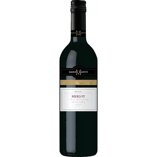 Вино Marcel Martin Merlot червоне сухе 13% 0.75 л