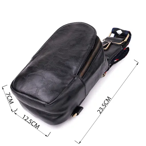 Женская сумка слинг Vintage через плечо из экокожи 13.5х12.5х7 см sum0027539 - фото 3