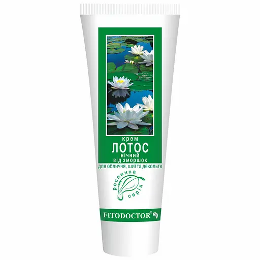 Крем ночной Fitodoctor Лотос для лица, шеи и декольте 75 г