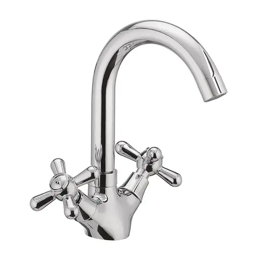 Змішувач для умивальника Cron Teorema 274 CR0835 Хром - фото 1