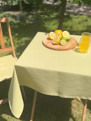 Водовідштовхувальна скатертина Оливковий однотон 150х120 см - фото 10