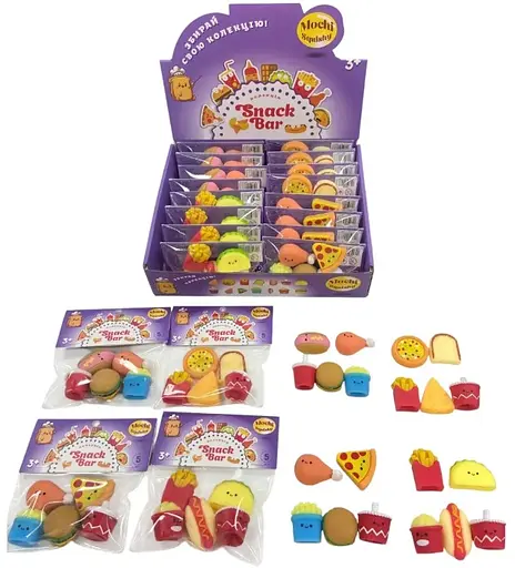 Коллекционные игрушки в наборе Monster Gum mochi squishy Снек бар (T25003) - фото 3