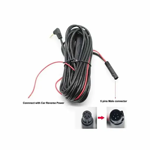 Камера заднего вида V-09 5 Pin разъем 2.5мм универсальная - фото 3