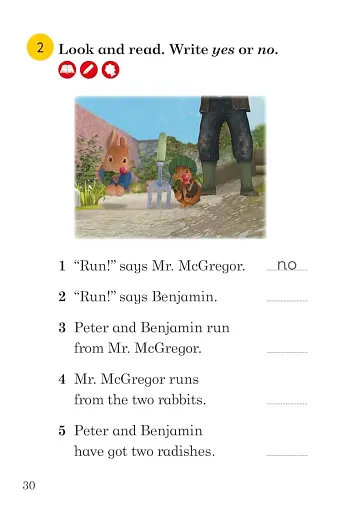 Ladybird Readers 1 Peter Rabbit and the Radish Robber - фото 4