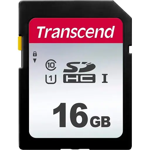 Карта памяти Transcend 16GB SDHC UHS-I Class 10 300S (TS16GSDC300S) - фото 1