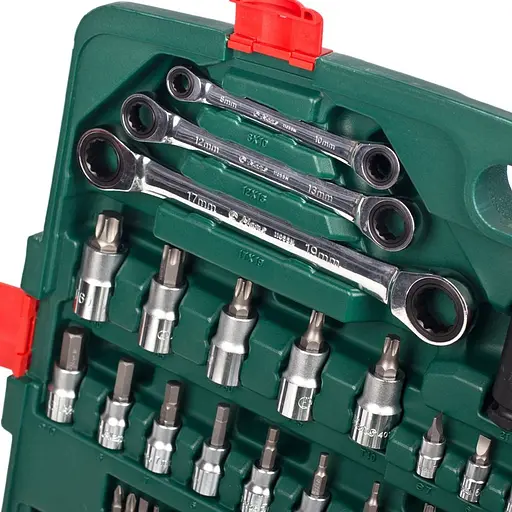 Набір інструментів Hans 1/4, 3/8, 1/2, 163 предмети (ТК-163-12) - фото 4