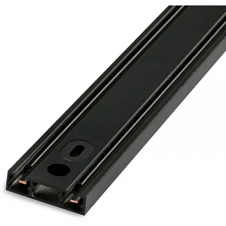 Магнітний шинопровід трековий накладний Videx FTS10B 1м чорний - фото 1