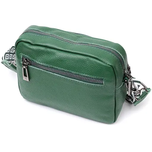 Женская сумка кросс-боди Vintage из натуральной кожи 21.5х14.5х7 см sum0029030 - фото 2