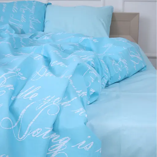 Комплект постільної білизни MirSon Ranforce Elite 17-4744 Manuscript 143 х 210 см - фото 3