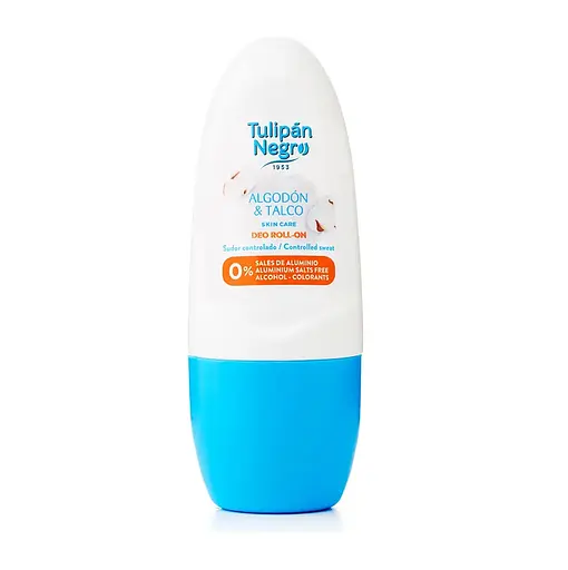 Кульковий дезодорант Бавовна та тальк Tulipan Negro 50 мл - фото 1