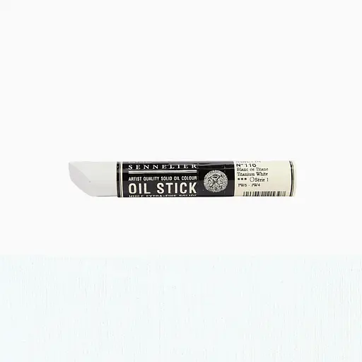 Фарба олійна у формі пастелі Sennelier Oil Stick, 38 мл, S1, Титановий білий (Titanium white) - фото 2