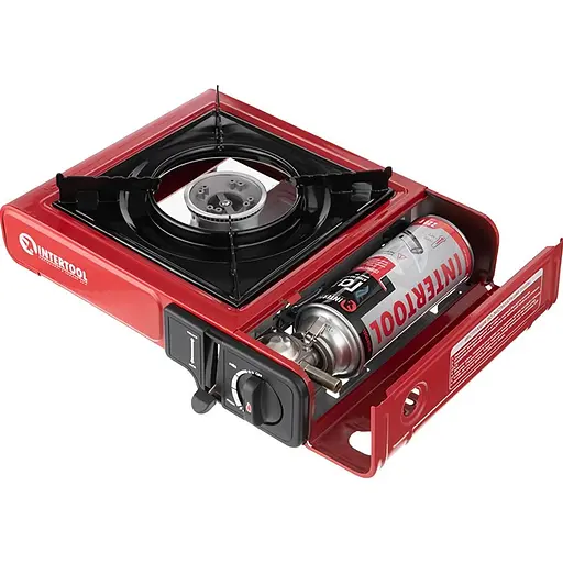 Портативна газова плита Intertool GS-0001 [96575] - фото 4