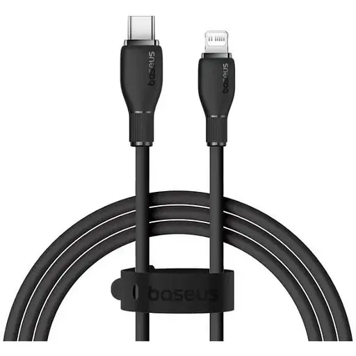 Кабель Baseus Pudding Series Fast Charging Cable Type-C to iP 20W 1.2 м Cluster Чорний
