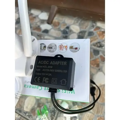 Уличная камера видеонаблюдения UKC Wi-Fi IP беспроводная внешняя поворотная V380 Pro с блоком питания - фото 5