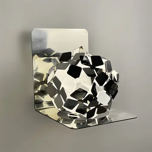 Флористичне бра у хромованому корпусі Арт. WB 34/1 CH Line F - фото 1