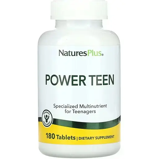 Мультивітаміни Nature's Plus Power Teen 180 tabs (1086-2023-10-4408)