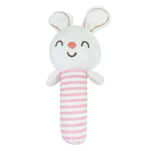 М`яка іграшка-брязкальце "Заєць" TM TOLOLO MGZ-1212-3