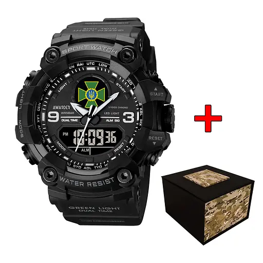 Наручний годинник чоловічий 001 ДПС Black Awarder acs0032035