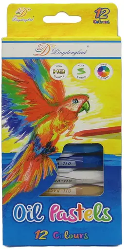 Карандаши пастель Попугай, 12 цветов