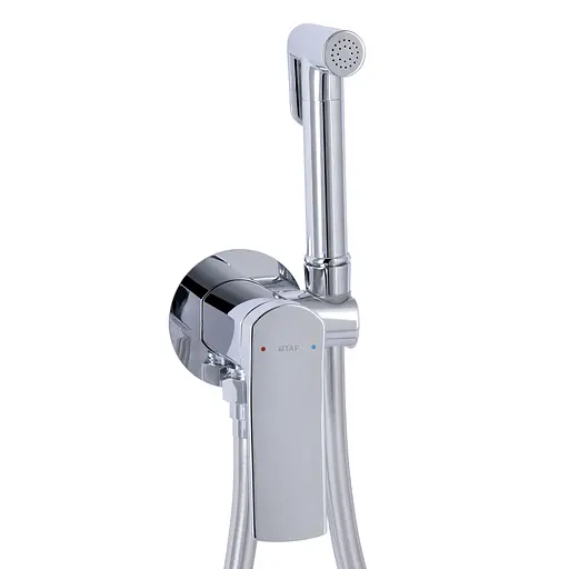 Набір гігієнічного душу прихованого монтажу Qtap Slavonice округлий QTSLA262CRM45915 Chrome, Хром - фото 3