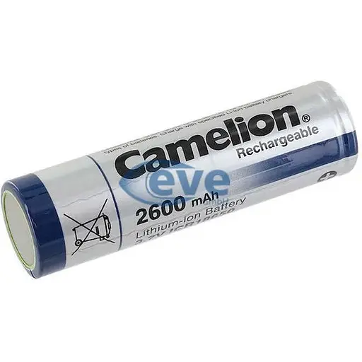 Аккумулятор Camelion 18650 Li-Ion ICR18650 FlatTop Bulk 2600 mAh 3.7V (ICR18650F-26) - фото 1