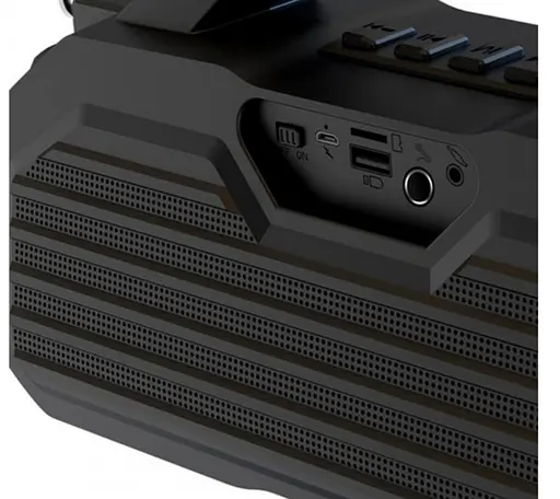 Бездротова Bluetooth колонка XO F32 з мікрофоном, Black - фото 4