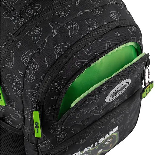 Рюкзак GoPack Education 175M-7 Never Give Up Черно-зеленый (GO26-175M-7) - фото 10