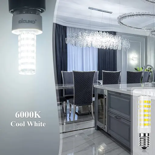 Лампочки DiCUNO E14 LED Bulb Cooker Hood 5w (50w Галогенный эквивалент) 550lm Cool - фото 5