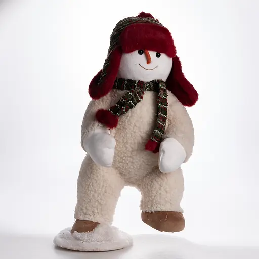 Новорічна фігурка Сніговик 29×23×54 см Yiwu CR-4-10 - фото 2