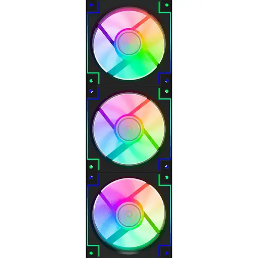 Набор вентиляторов GameMax RD300 BK