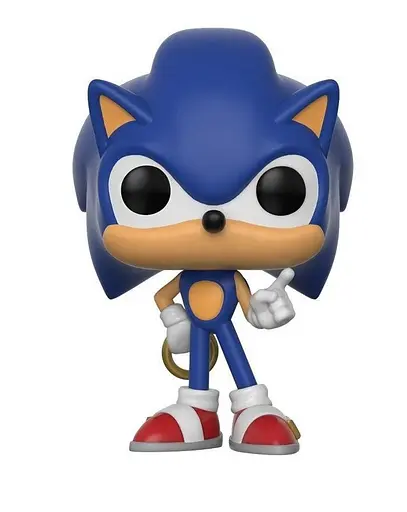 Фигурка Funko Pop Ёж Соник с кольцом Games Sonic The Hedgehog 10см SH 283 - фото 3