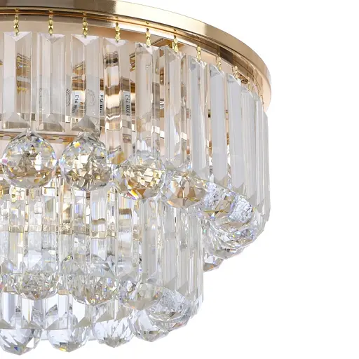 Люстра Brille торт стельова з підсвічуванням LED E14 40W Glass (BCL-611C/3) - фото 3