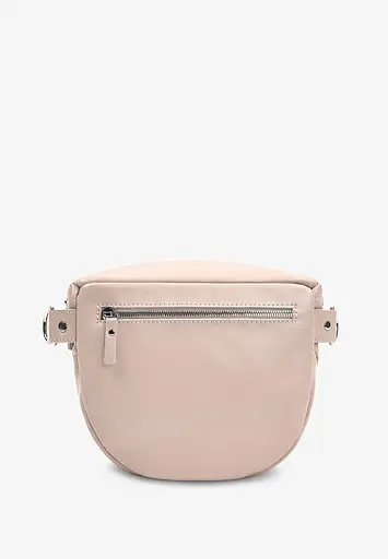 Шкіряна сумка поясна-кроссбоді Vacation світло-бежевий краст - фото 3