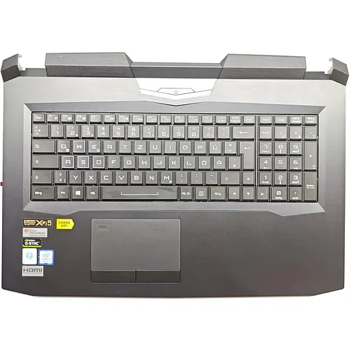 Топкейс з клавіатурою та тачпадом для ноутбука XMG U717-XHM Ultimate (6-39-P7752-21) Б/в - фото 1