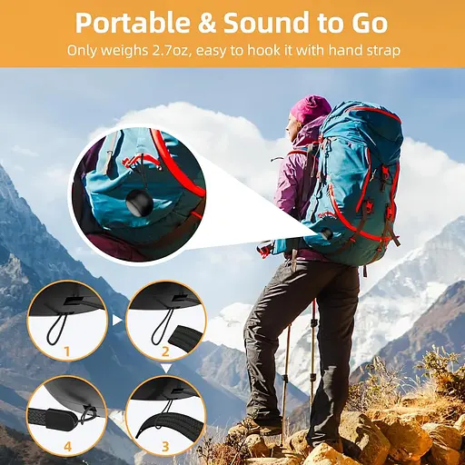 Мініатюрний Bluetooth-динамік 2 портативних міні-динаміка бездротовий для телефону/ПК/планшета - фото 4