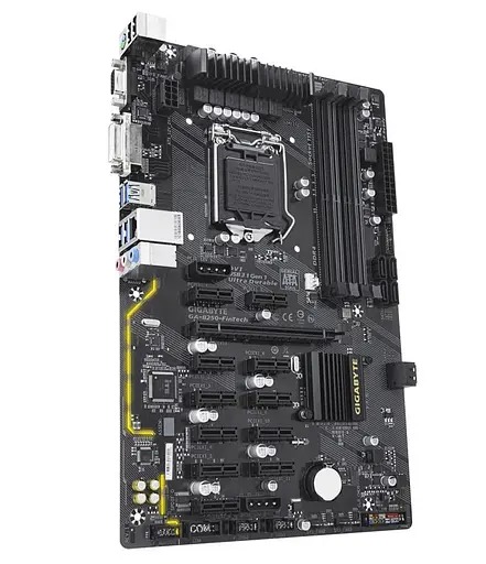 Материнская плата Gigabyte GA-B250-FinTech (GA-B250-FinTech) (Socket 1151, Intel B250, ATX) Б/у - фото 2