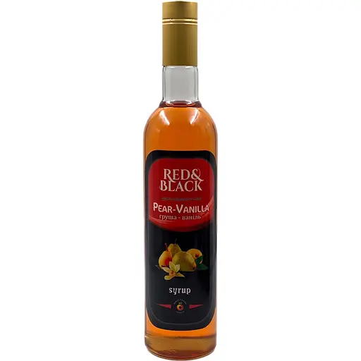 Сироп Red&Black  Ванільна груша 0.7 л - фото 1